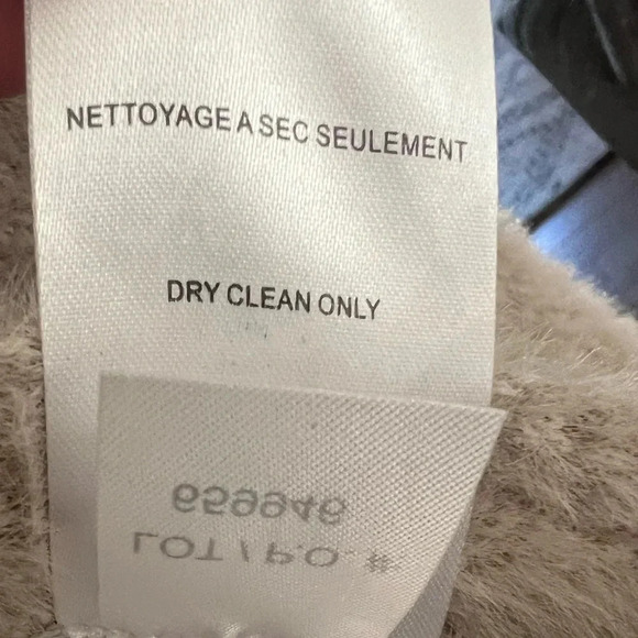 Tribal Vest Beige color Sleeveless Long Length Soft Winter Vest Size Xsmall - Picture 7 of 10